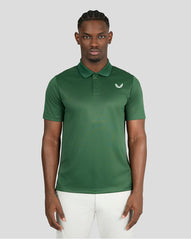 Hunter Green Golf Tonal Stripe Polo - Hunter Green Tonal Stripe Polo for Golf
