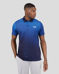 Golf Geo Print Polo - Midnight Navy Geo Print Polo for Golf