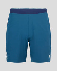 Men’s England Cricket Woven Training Shorts - Blue, Durable Woven Training Shorts for Men