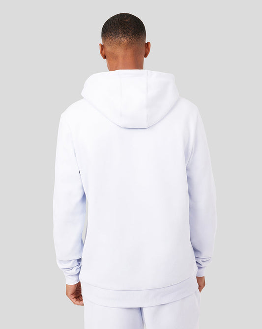 Men's Embroidered Logo Hoody - Ice Blue