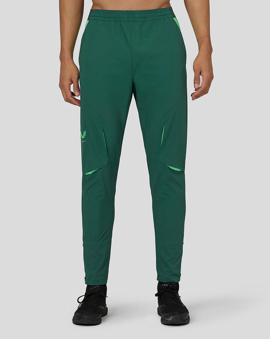 Castore Men’s Flex Woven Joggers - Green, Comfortable Joggers for Men