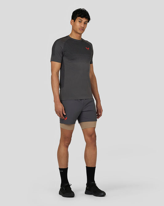 Castore Men’s Flow 2-in-1 Shorts - Gunmetal