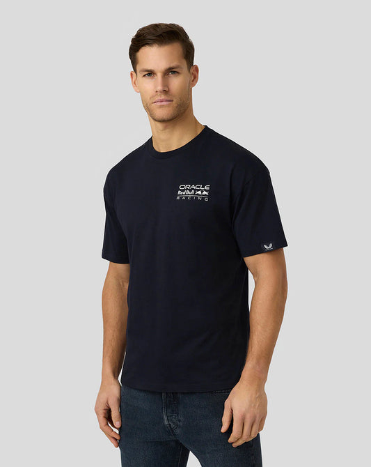Oracle Red Bull Racing Unisex Max Verstappen Oversized Crest T-Shirt