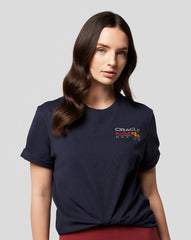 Oracle Red Bull Racing Unisex Core T-shirt Full Colour Logo - Night Sky - Red Bull Racing Core T-shirt