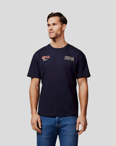 Oracle Red Bull Racing Unisex Checo Vintage Oversized Tee - Night Sky - Checo Perez Red Bull Vintage T-shirt