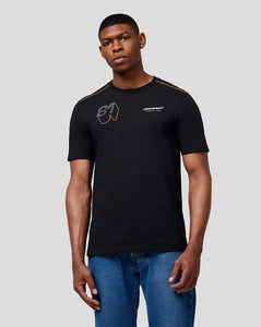 McLaren Unisex Core Driver T-shirt Oscar Piastri - Anthracite - Oscar Piastri McLaren Driver T-shirt