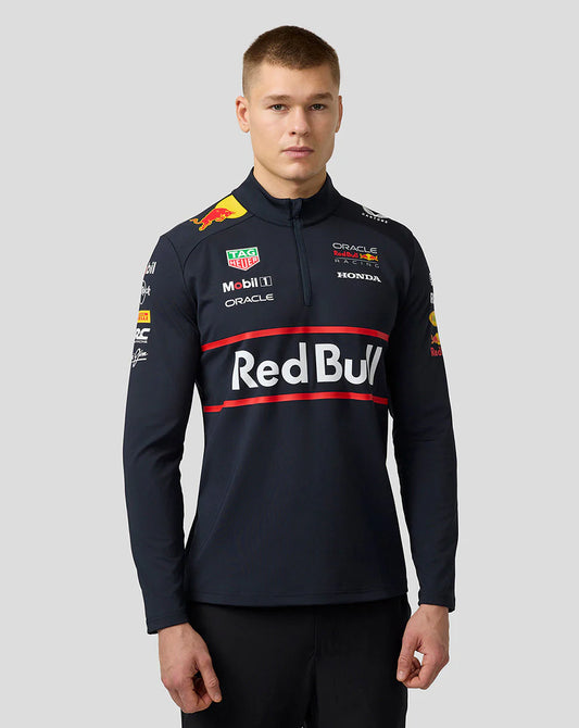 Oracle Red Bull Racing Unisex Teamline 1/4 Zip Midlayer