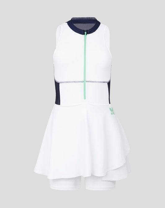 AMC Women's Tennis Dress - White/navy