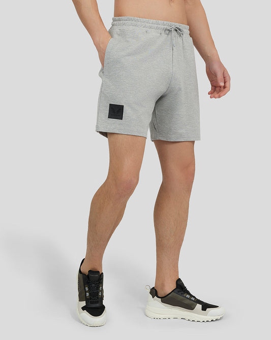 Men's Logo Sweat Shorts - Grey Marl