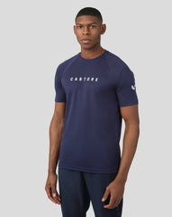 Men's Peacoat Short Sleeve Raglan T-Shirt - Sports & Training Shirt