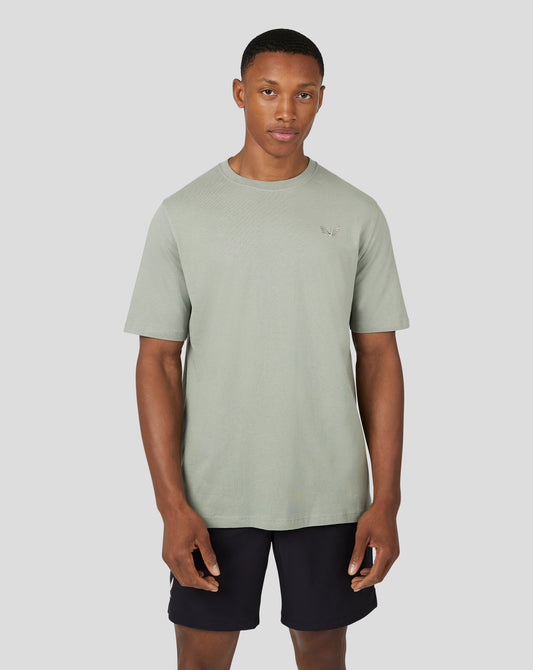 Men's Embroidered Logo T-shirt - Khaki