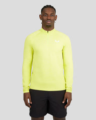 Men's Core Essentials Standard 1/4 Zip - Lime - Vibrant Lightweight Quarter Zip Jacket for Men