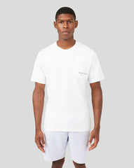 Men's Short Sleeve Logo T Shirt – White - Classic White Logo T-shirt for Casual Days