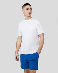 Men's Logo T-shirt - White - Casual White Logo T-shirt for Everyday Wear