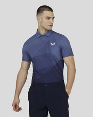 Men's Golf Printed Polo - Classic Printed Golf Polo for Men