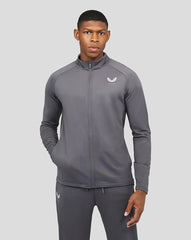 Charcoal Tracksuit Top, Stylish Tracksuit Top for Men