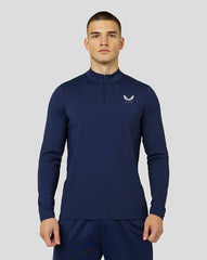 Men's Active Long Sleeve Performance 1/4 Zip Midlayer - Navy