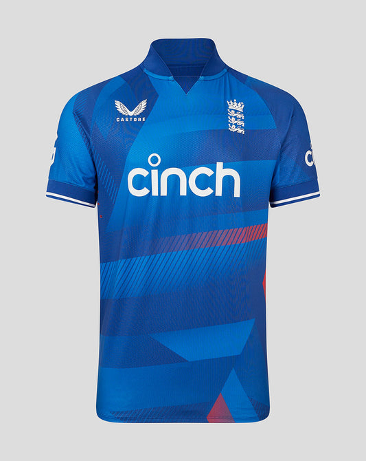 England Cricket Men Pro Odi Short Sleeve Shirt