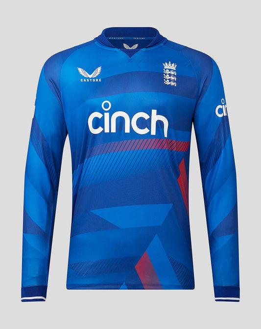Men England Cricket Odi Long Sleeve Shirt