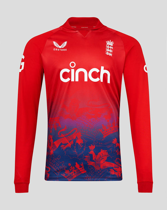 Men England Cricket It20 Long Sleeve Shirt